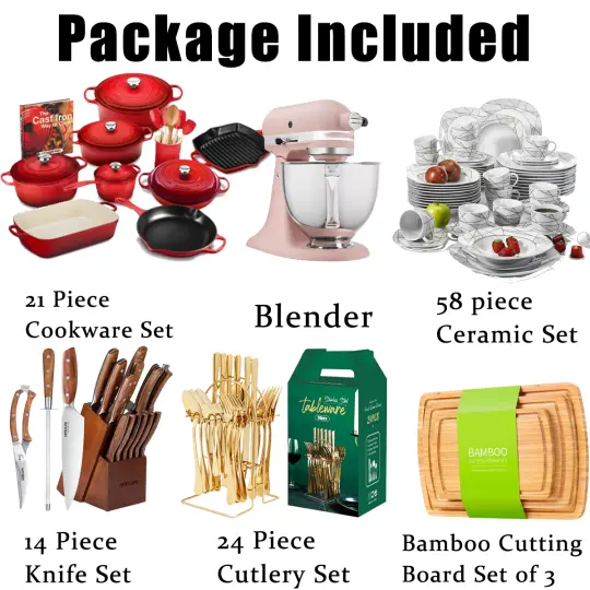 121-Piece Premium Kitchen Tool Set – Versatile. Durable. All-in-One Cooking Essentials