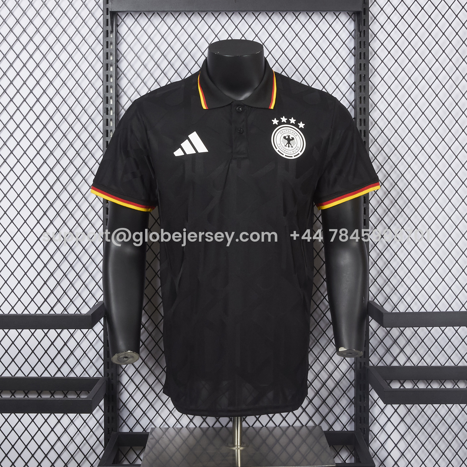 Germany 2026 Black Special Edition Polo Jersey - Player Version