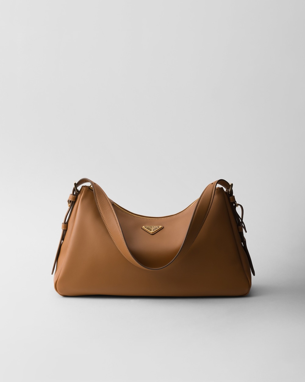 Aim??e Large Leather Shoulder Bag