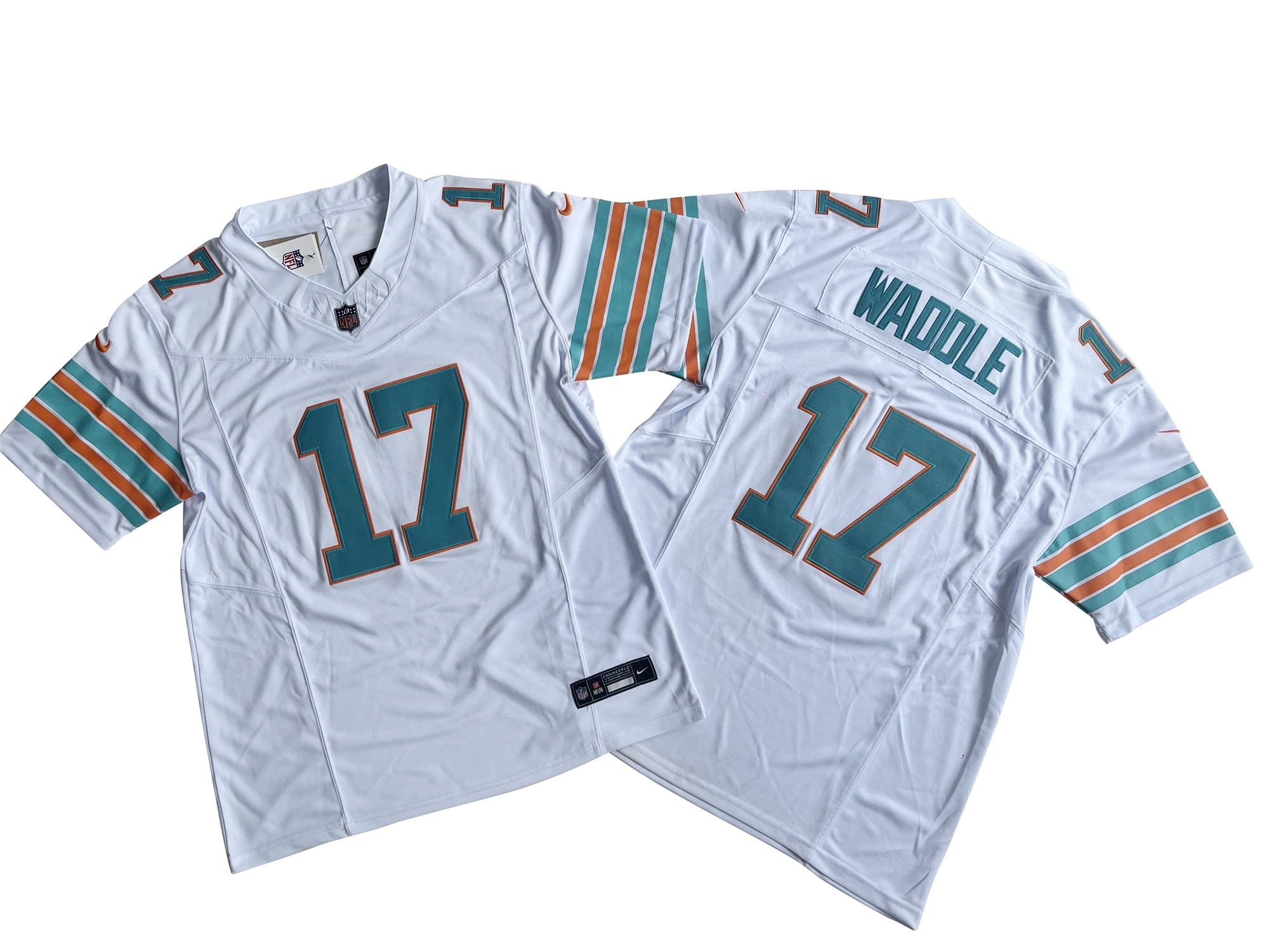 Miami Dolphins 17# Jaylen Waddle Nike Vapor F.U.S.E. Limited Jersey