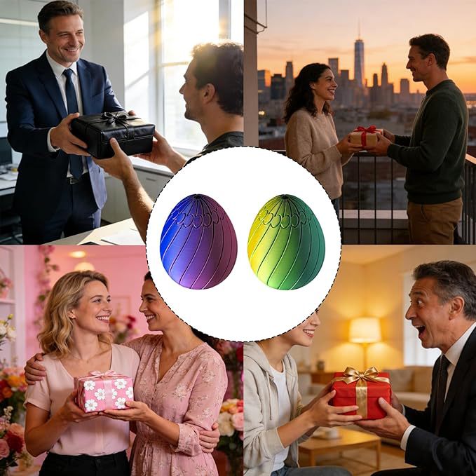 Retractable rolling 3D stress ball