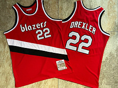 Portland Trailblazers 22 Drexler Red MN