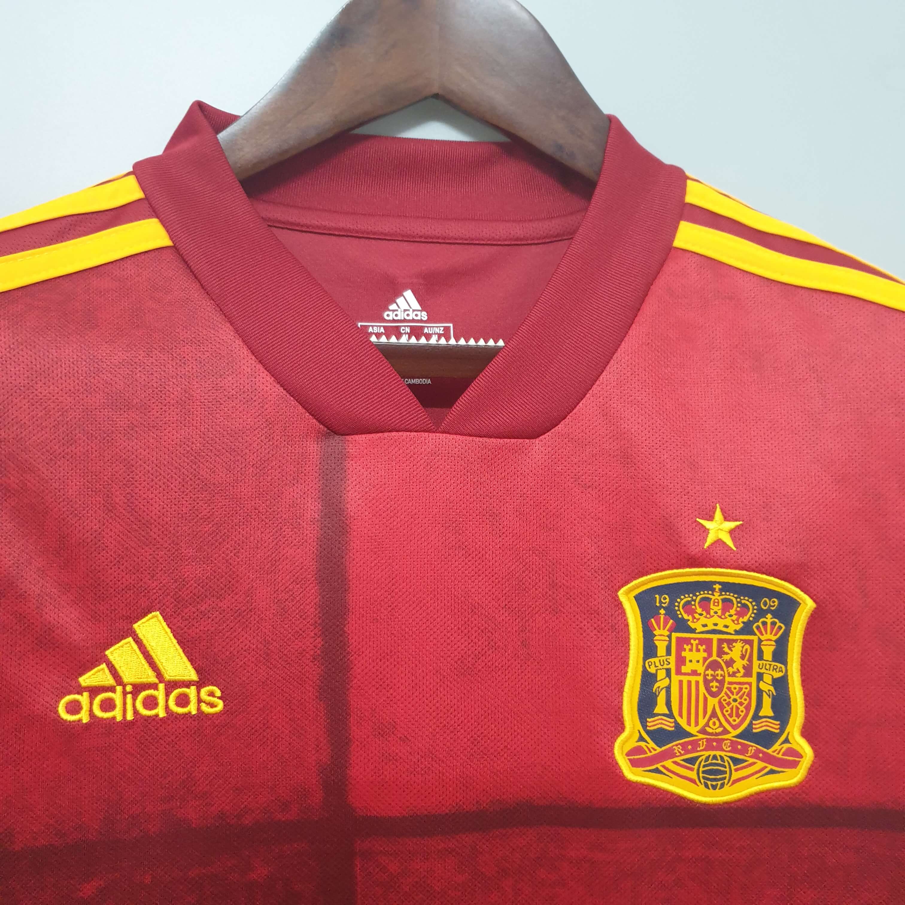 Soccer Shirt Spain 2020 Red Home jersey Fans Edition