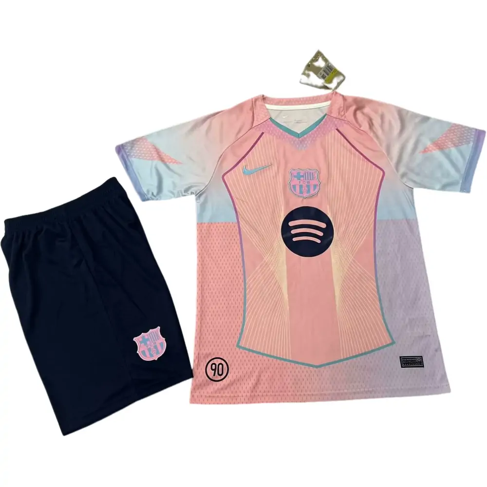 2025-26 Barcelona special edition pink jersey - Adult Set Fans Edition