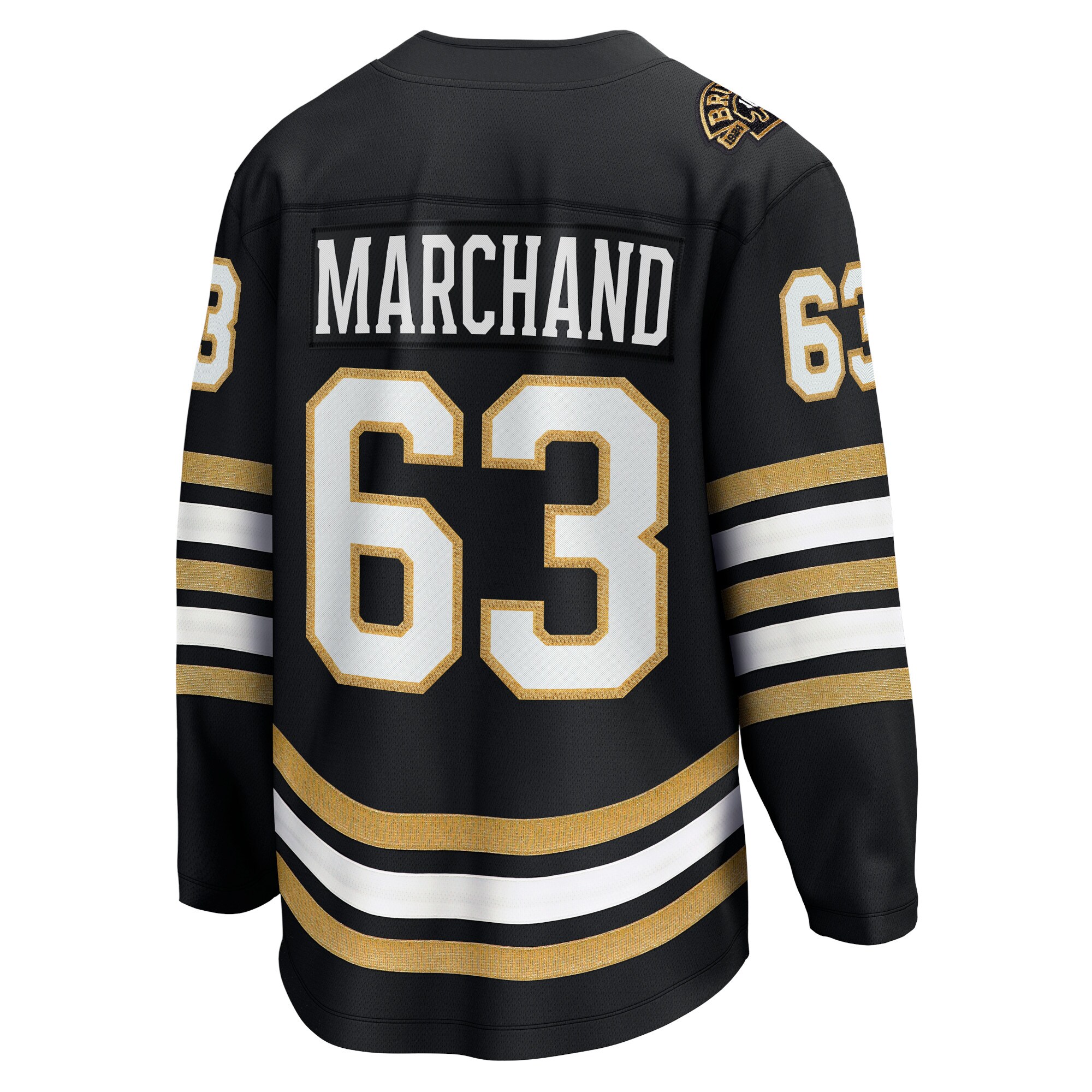 Brad Marchand Boston Bruins Fanatics 100th Anniversary Premier Breakaway  Jersey – Black