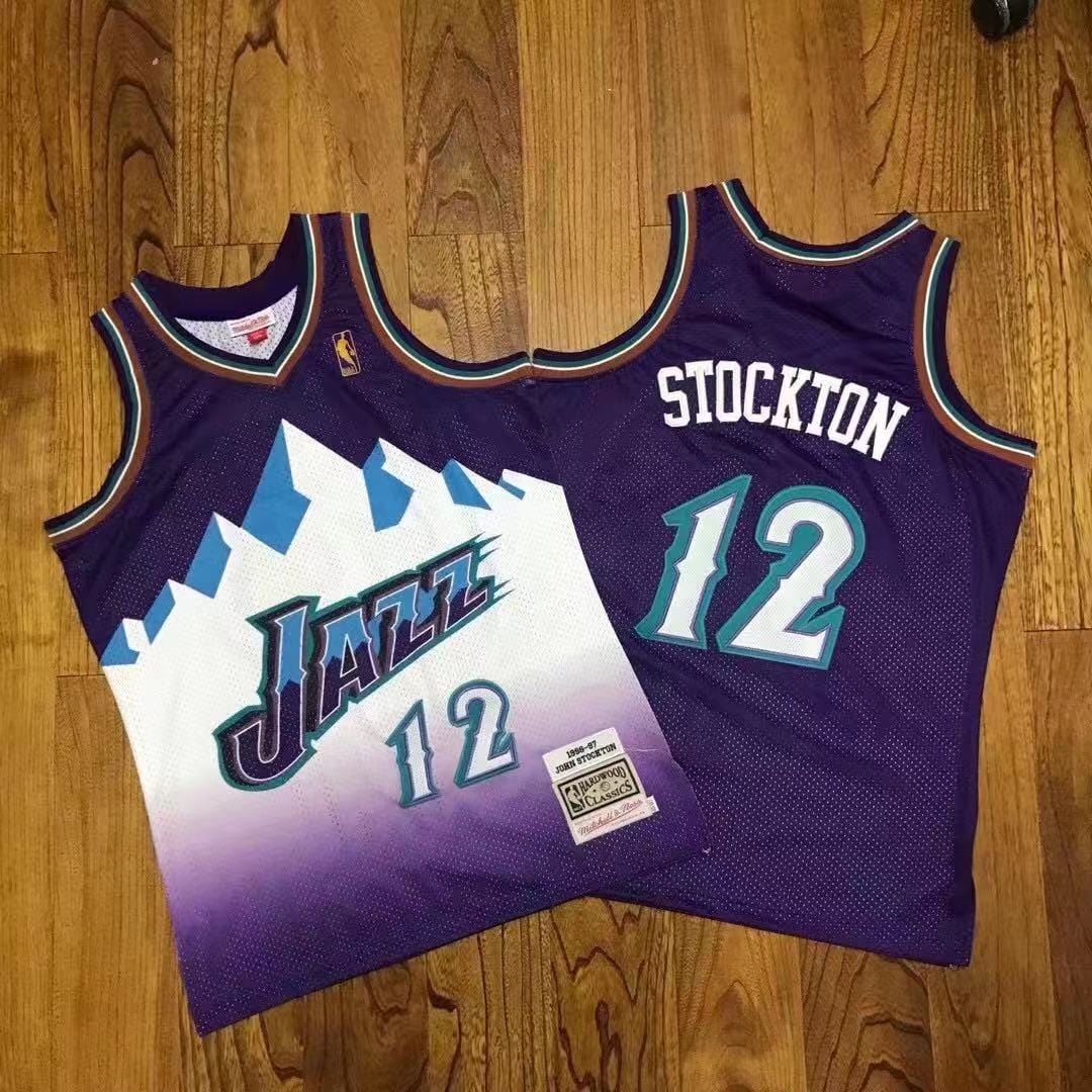 John Stockton Utah Jazz Throwback Jersey