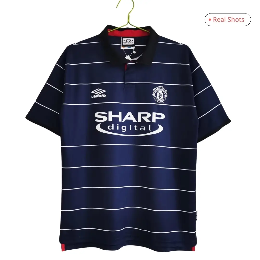 Retro Manchester United 1999/00 Away Soccer Jersey