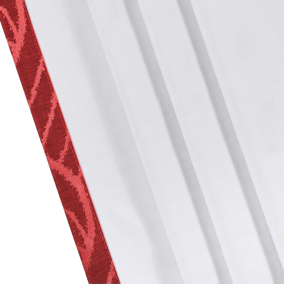 Pair Hilton Blackout Curtains Thermal Insulated Energy Saving Curtain Panels (Set of 2 Panels)- 108X96 - Red