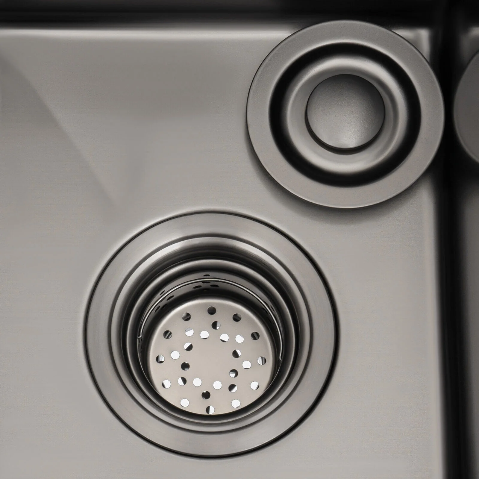 Luxury 304 Stainless Steel Single Bowl Kitchen Bar Sink with Foldable Faucet 16.9*9.8*8.7in