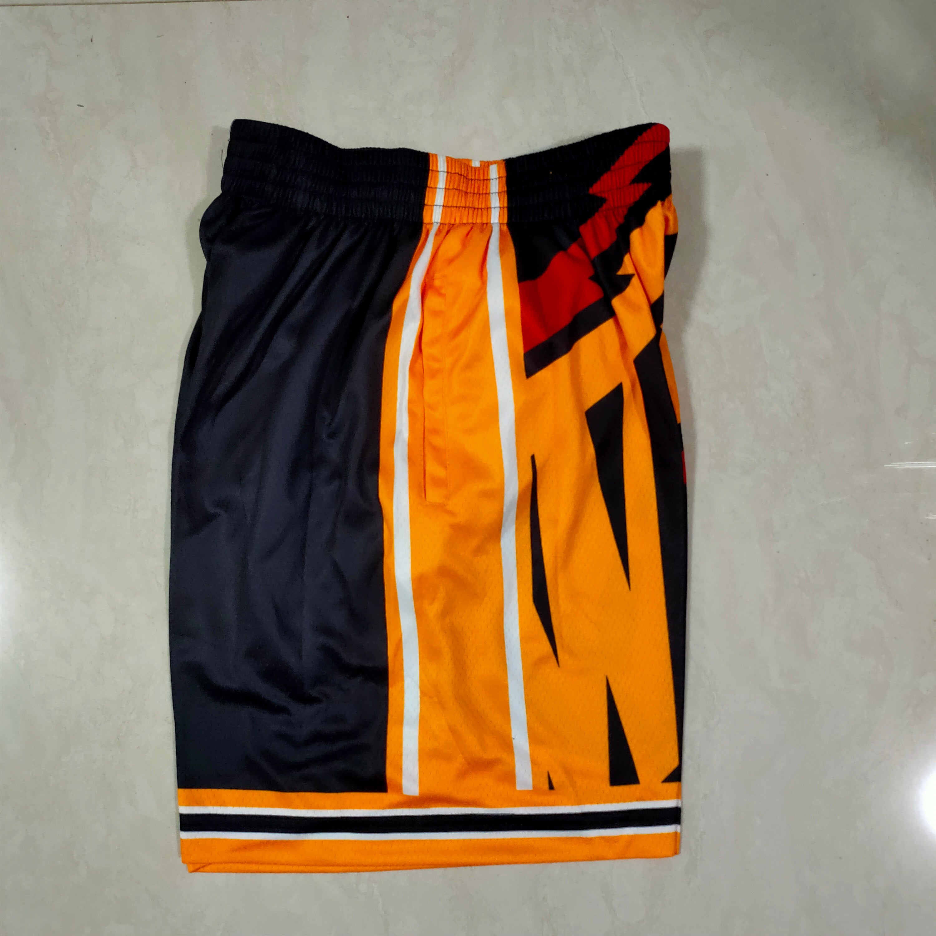 Golden State Warriors black mitchell&ness pocket pants