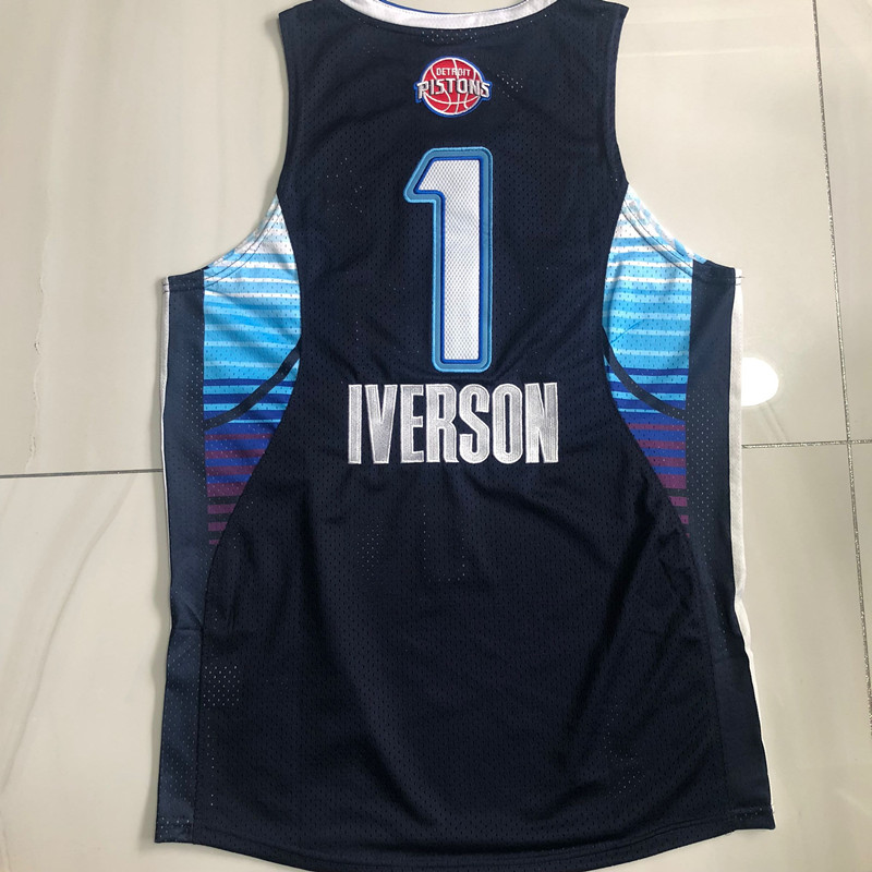 Iverson Philadelphia 76ers Black 1 MN