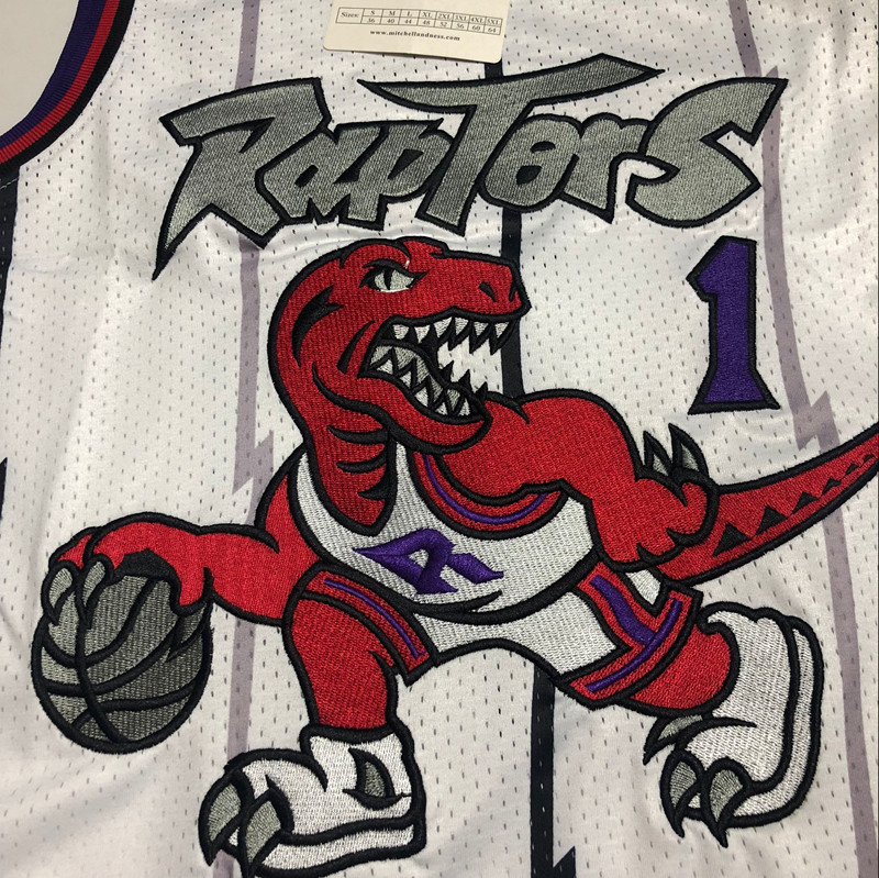 Tracy McGrady Toronto Raptors White 1 MN