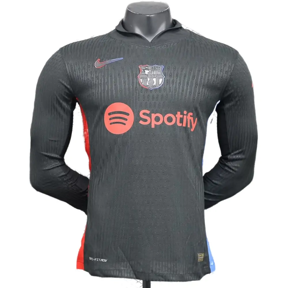 2024/25 Barcelona Away Long Sleeve Shirt - Player Version