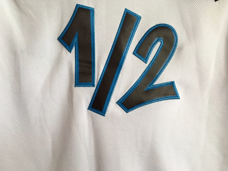 Penny Hardaway 1/2 White Embroidered Jersey