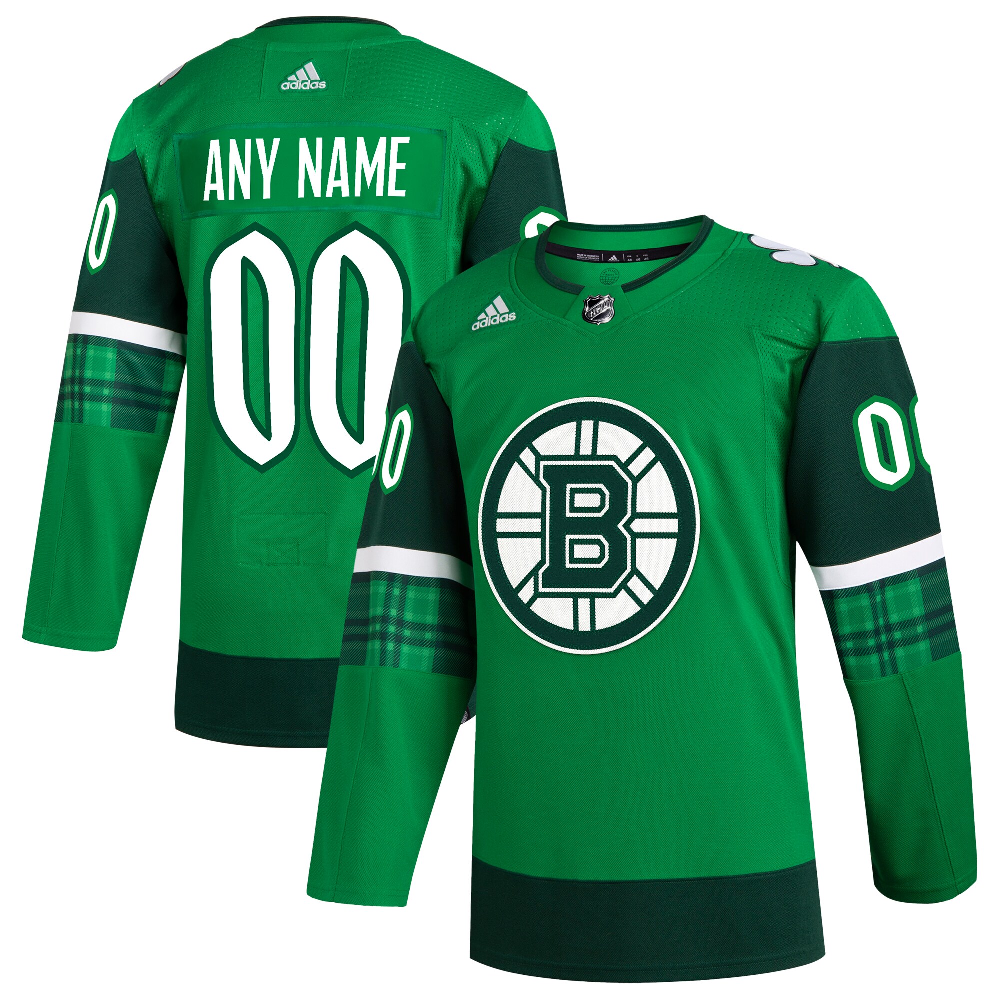 Boston Bruins  St. Patrick’s Day  Custom Jersey – Kelly Green