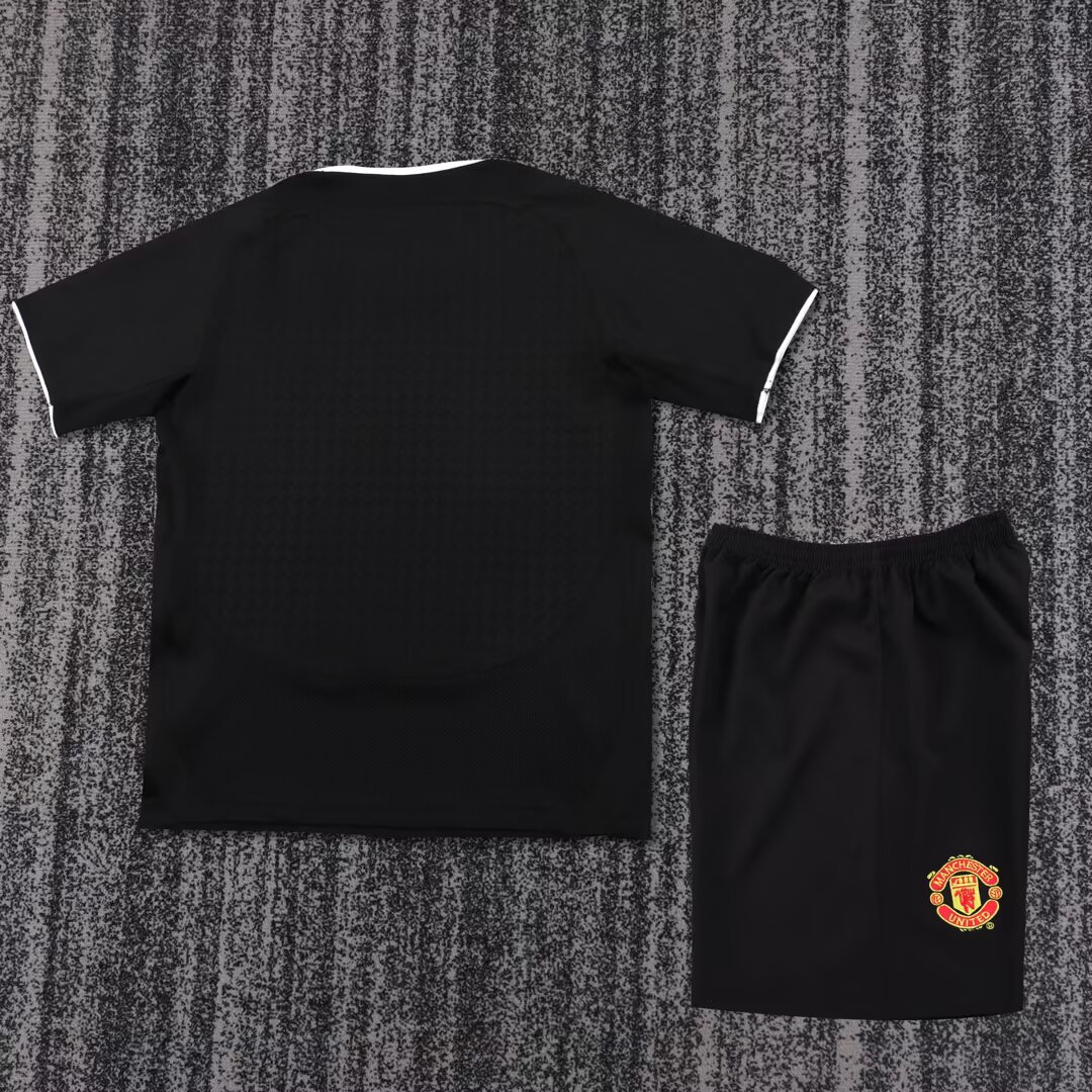 2003-04 Manchester United Away Retro Children's Jersey Set - Fans Edition