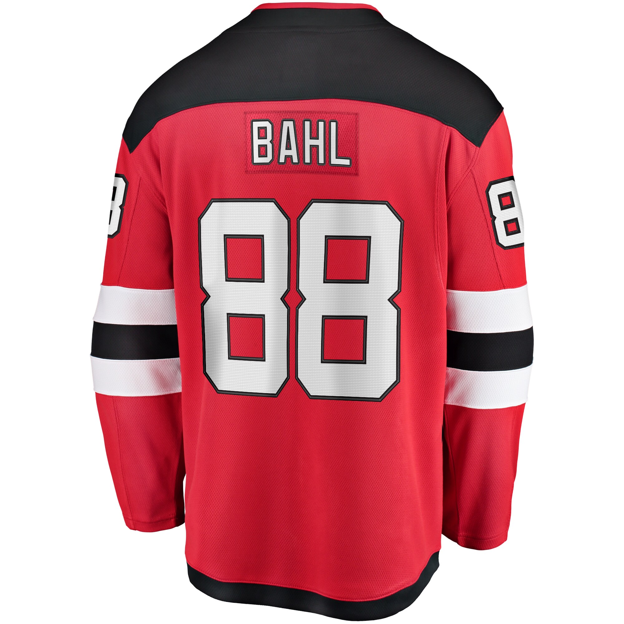 Kevin Bahl New Jersey Devils Fanatics Home Breakaway Jersey – Red