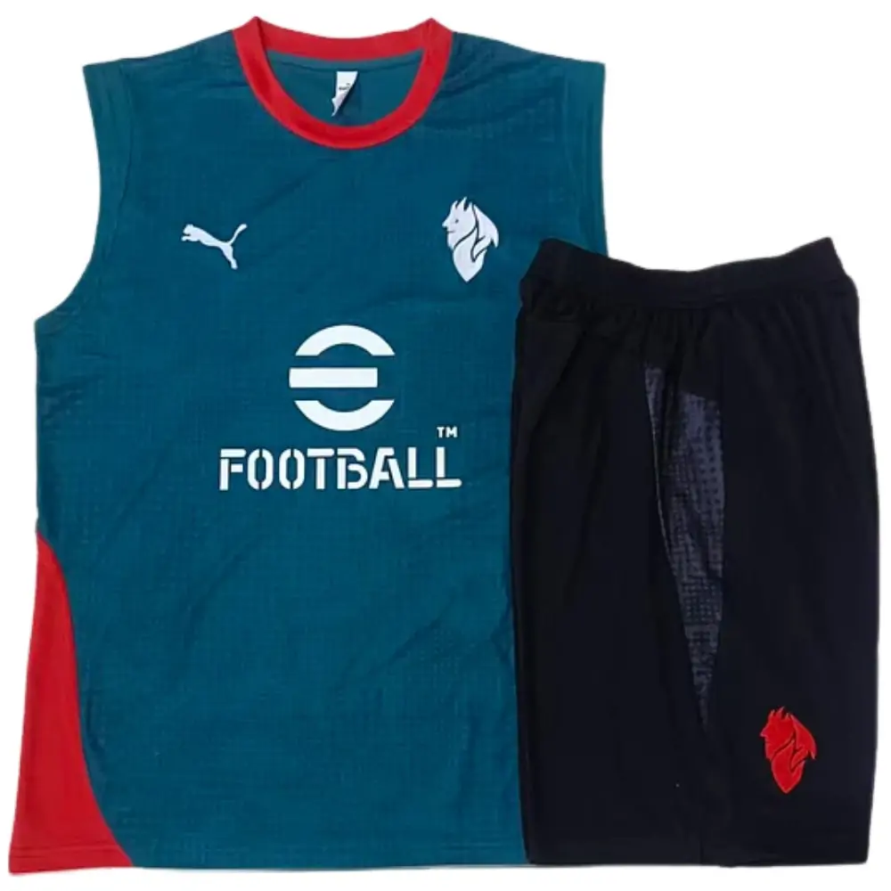 2025-26 AC Milan Training Vest - Adult Set