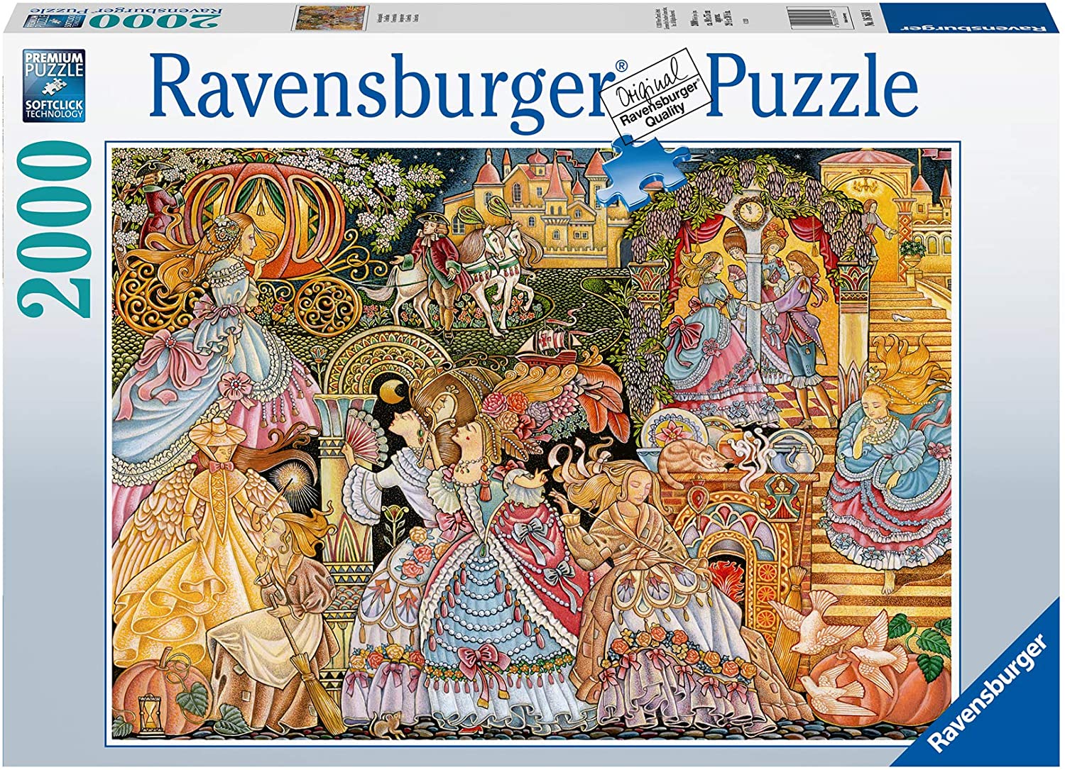 The Glass Slipper by Cinderella – 2000 Piece Jigsaw Puzzle (Ravensburger)