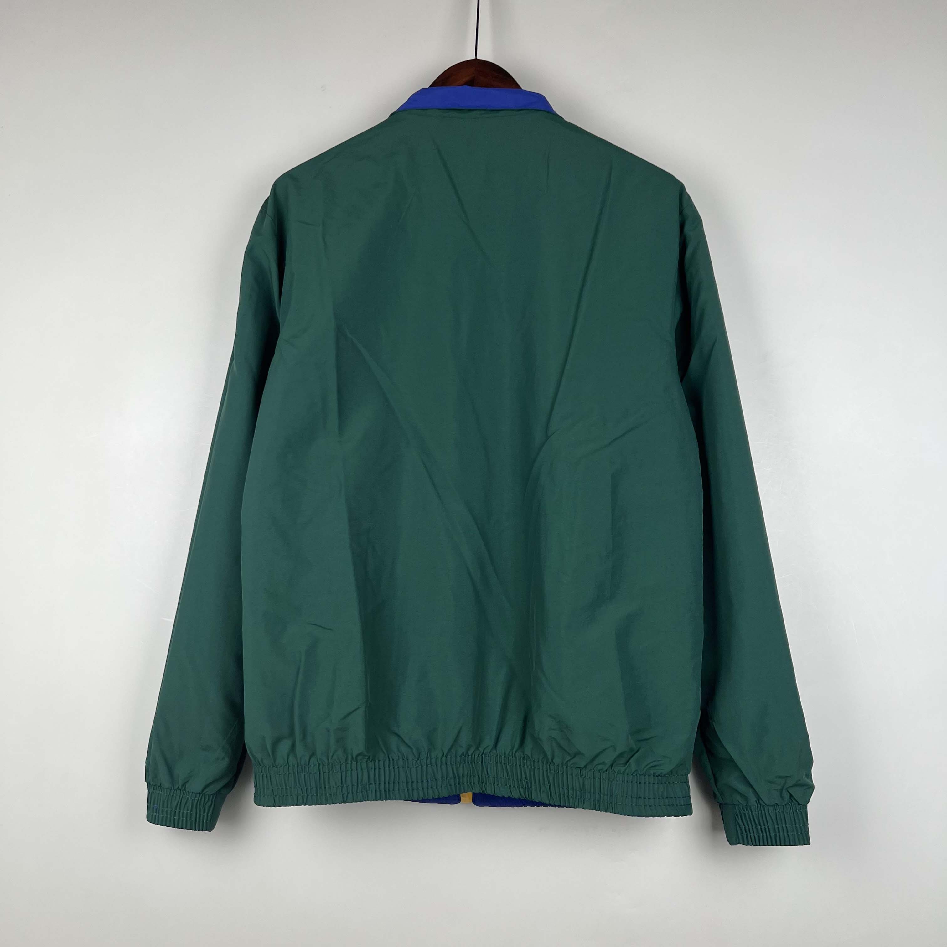 2023/2024 Manchester United Reversible Windbreaker(Blue-Green)Soccer Jersey 1:1 Thai Quality