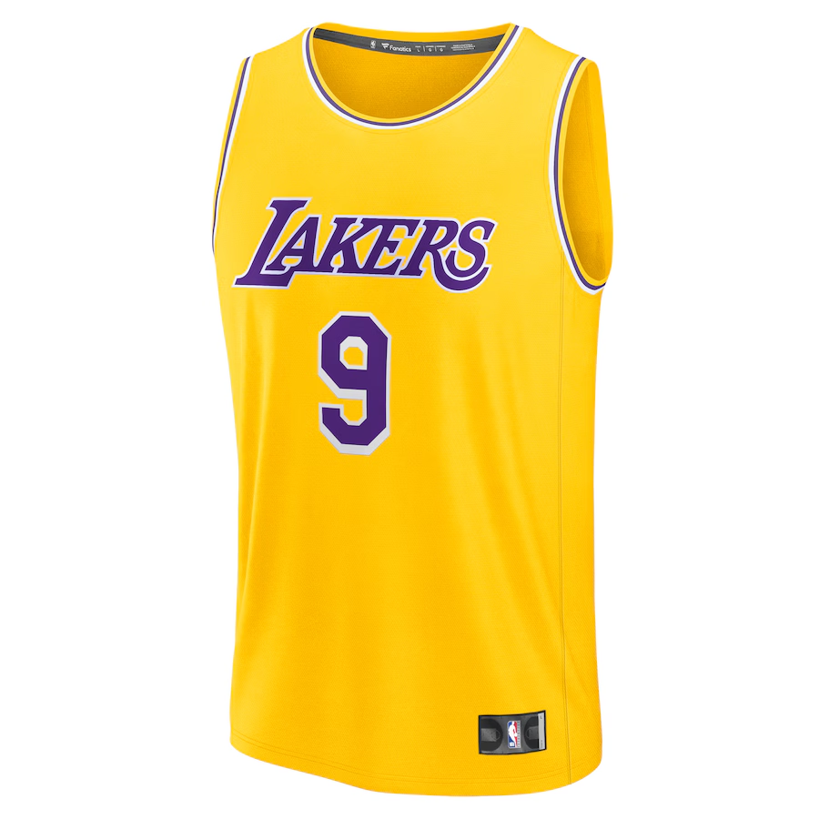 Men's Los Angeles Lakers Bronny James Fanatics Gold 2024 NBA Draft Fast Break  Jersey - Icon Edition