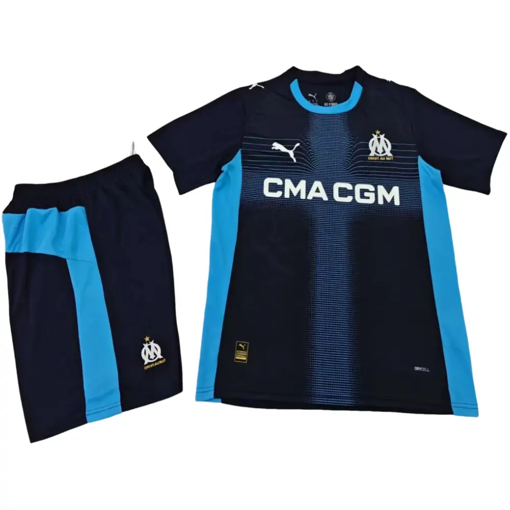 25-26 Marseille Away Jersey Adult Kit - Fans Edition