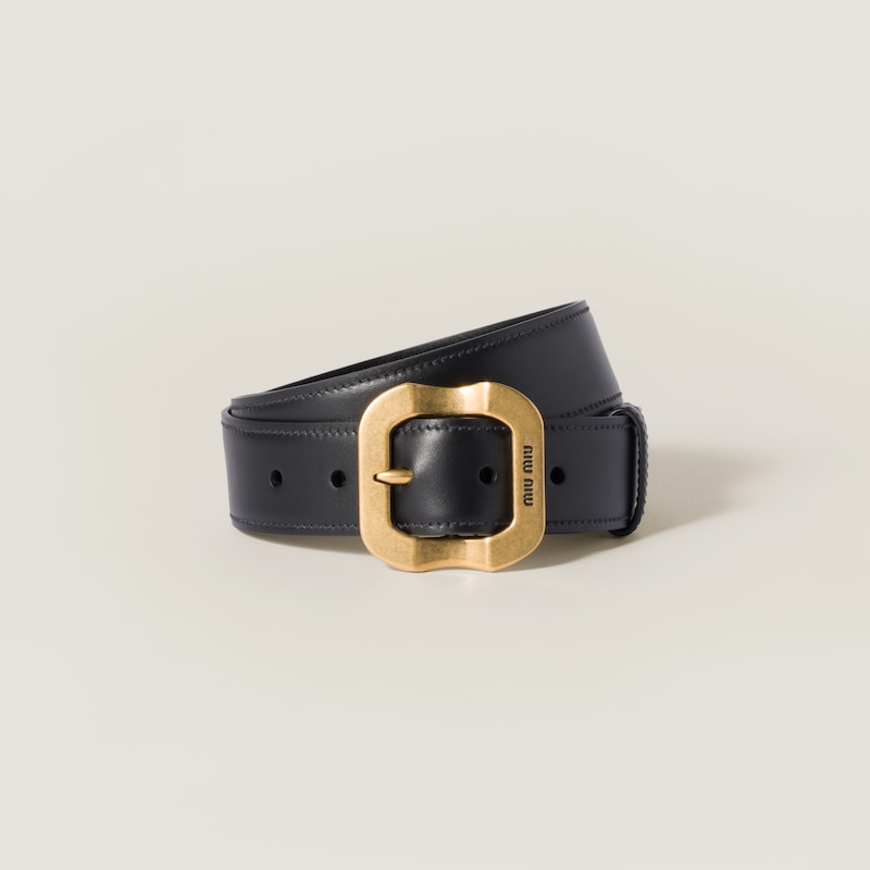 Leather belt