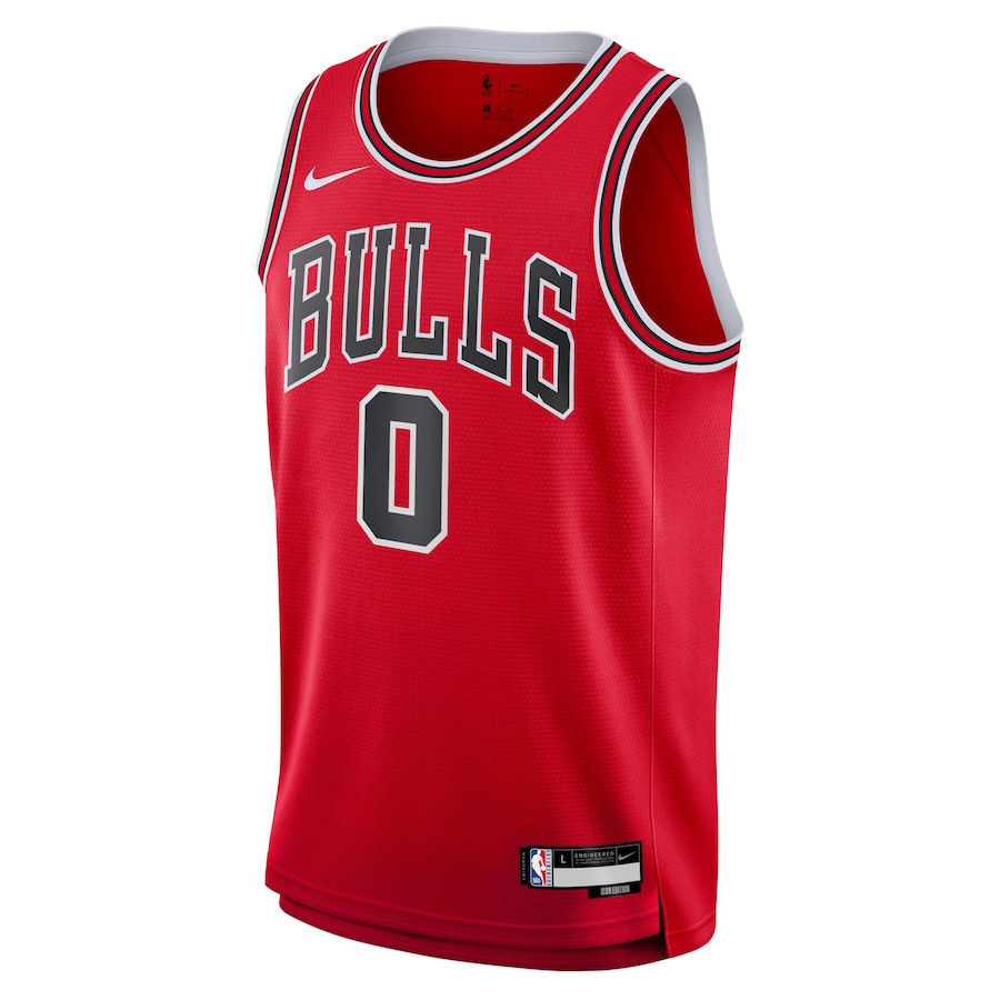 Youth Chicago Bulls Coby White Red Swingman Jersey - Icon Edition
