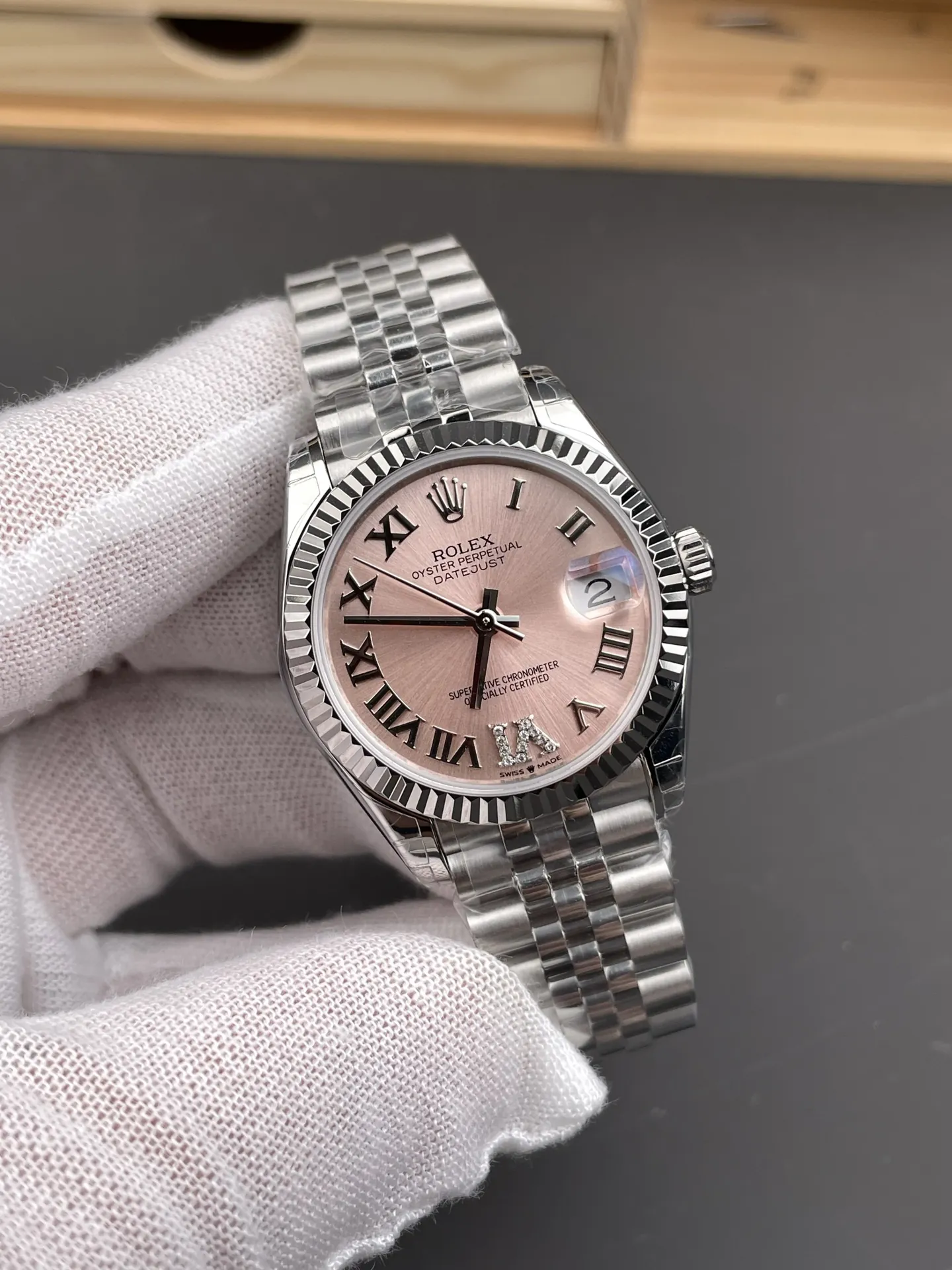 Rolex Datejust Pink Dial Ladies 31mm