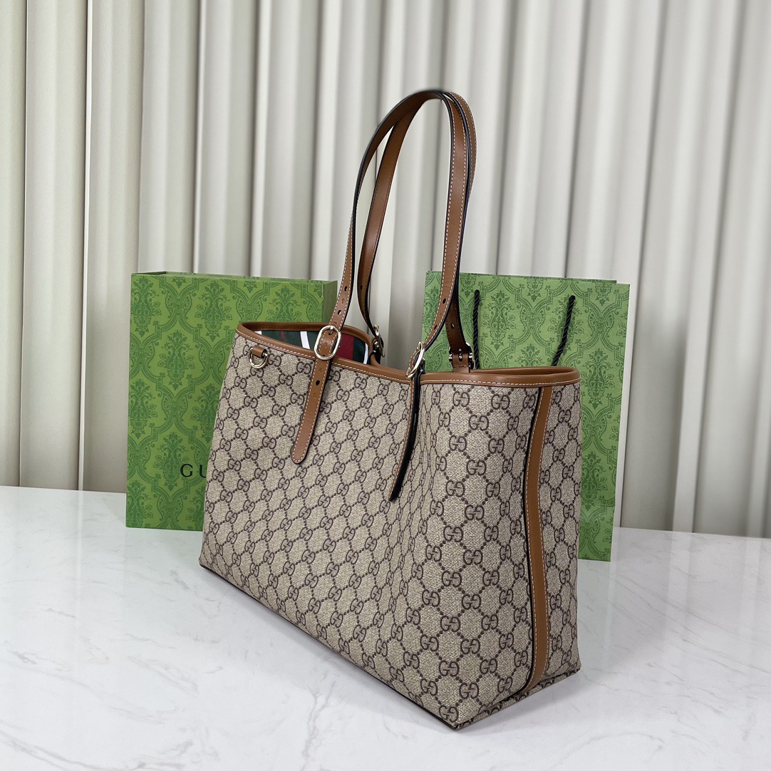 Gucci Large GG Supreme Tote Bag Top Quality