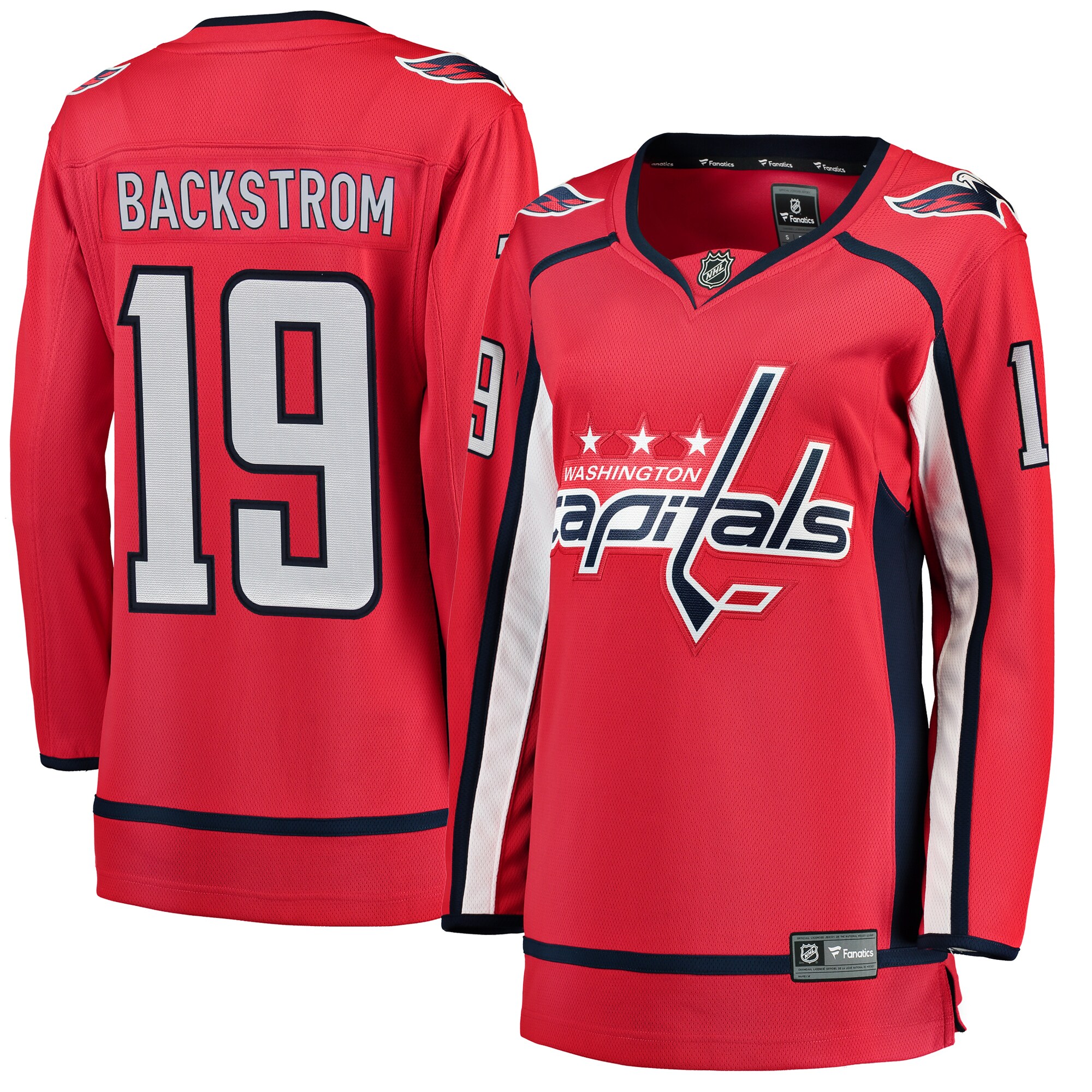 Nicklas Backstrom Washington Capitals Fanatics Women’s Home Breakaway   Jersey – Red