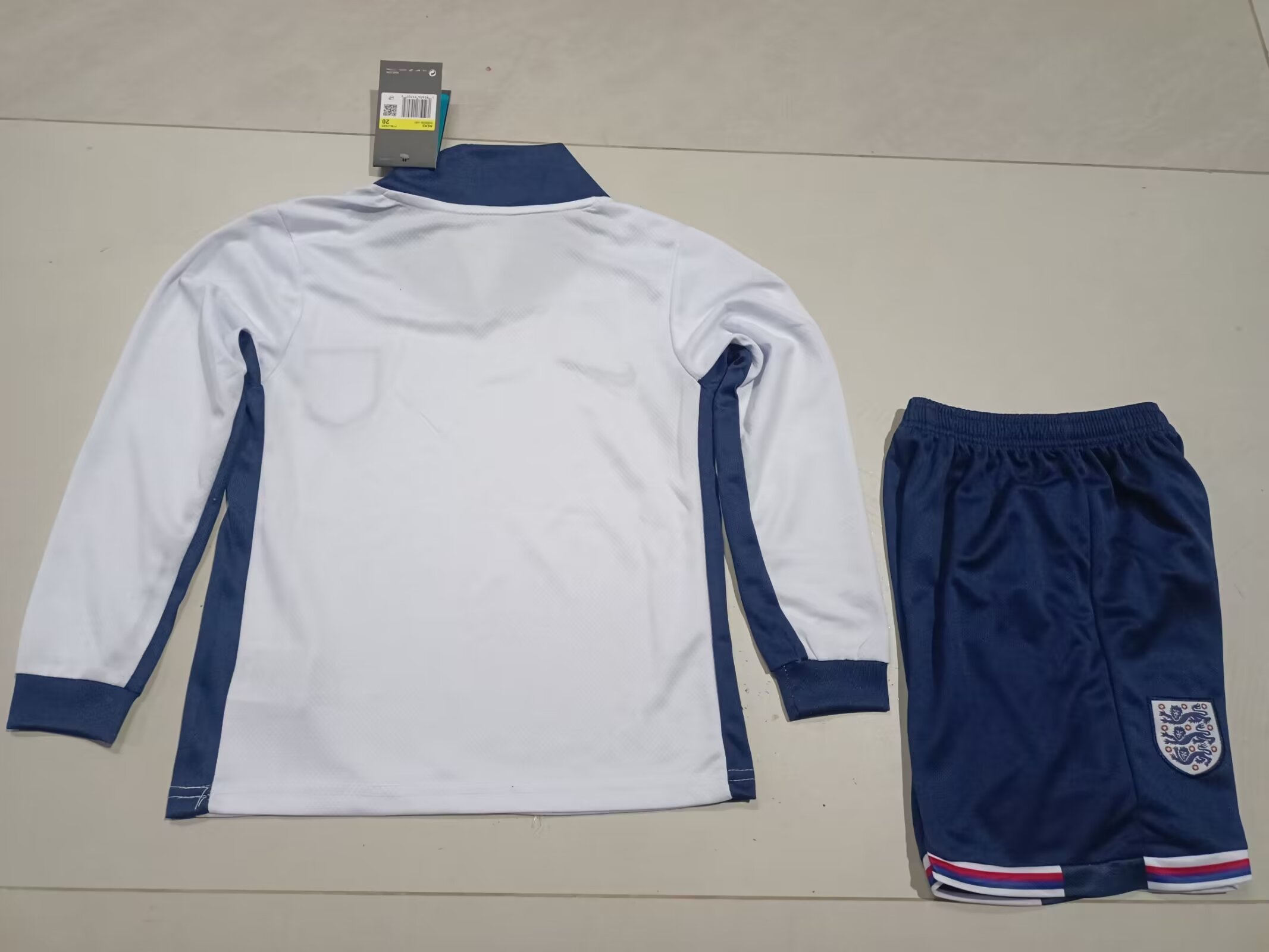 2024/25 England Home Long Sleeve Children's Jersey 1:1 Thai Quality