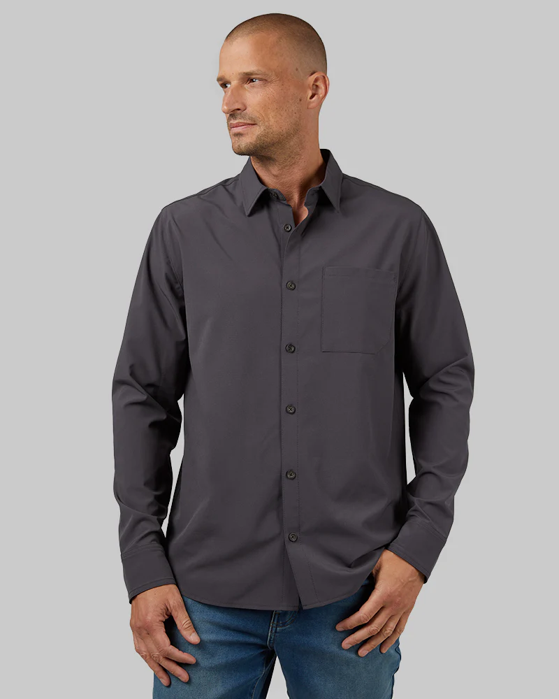MEN'S CASUAL LONG SLEEVE DRESS SHIRT