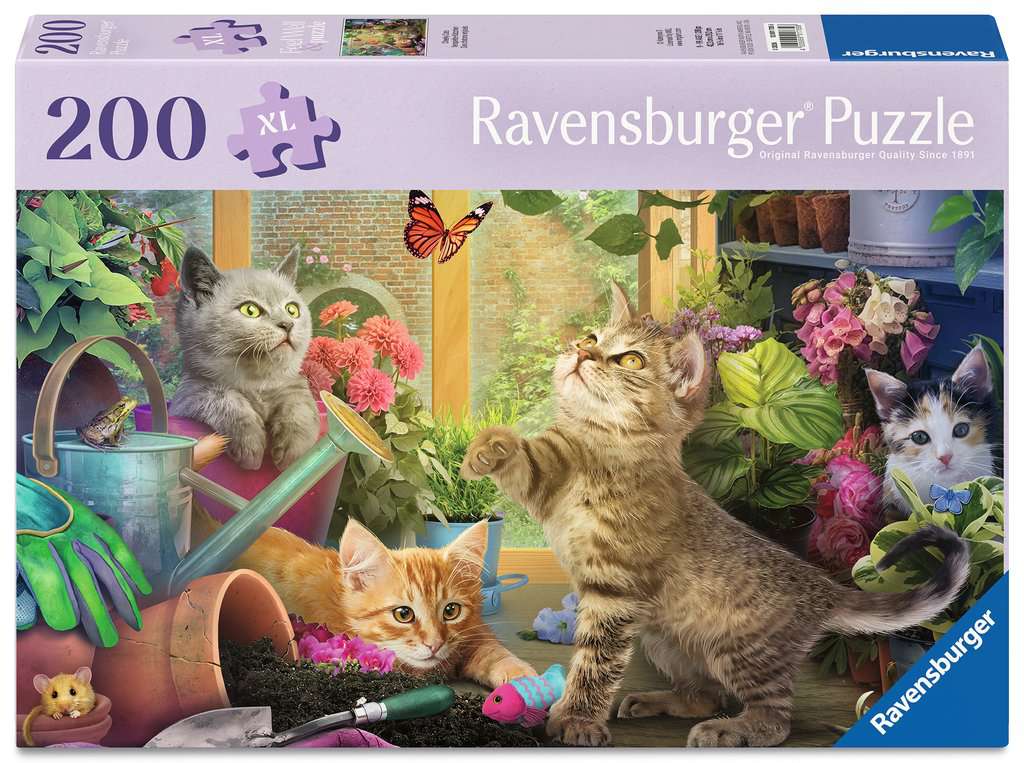 Playful Cats - 200 Piece XL Jigsaw Puzzle (Ravensburger)