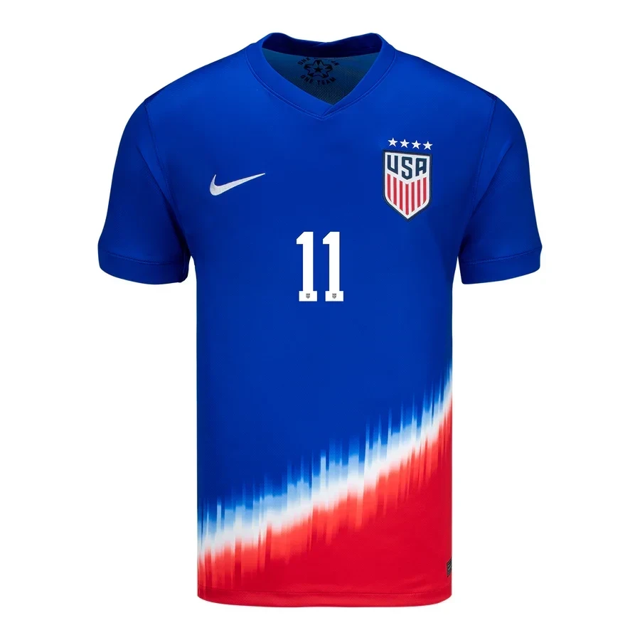 Sophia Smith 11 USWNT 2024 American Icon Away Stadium Jersey – Men Blue
