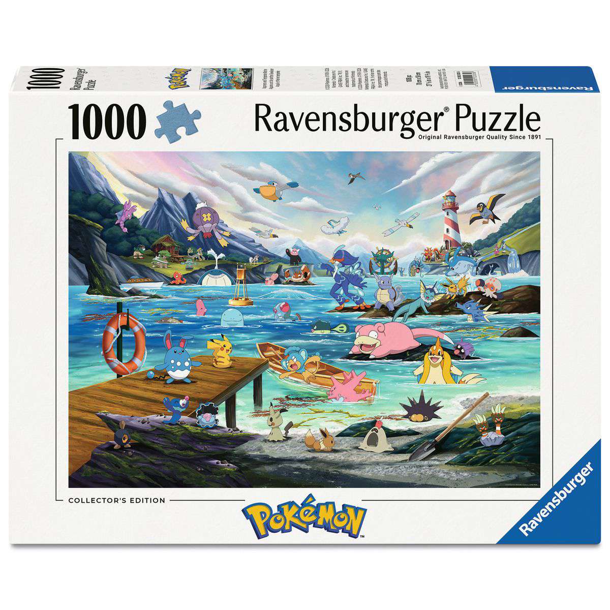 ** Pre-Order ** Pokemon Collectors Jolteon and Reclaimed Power Plant - 1000 Piece Jigsaw Puzzle (Ravensburger)
