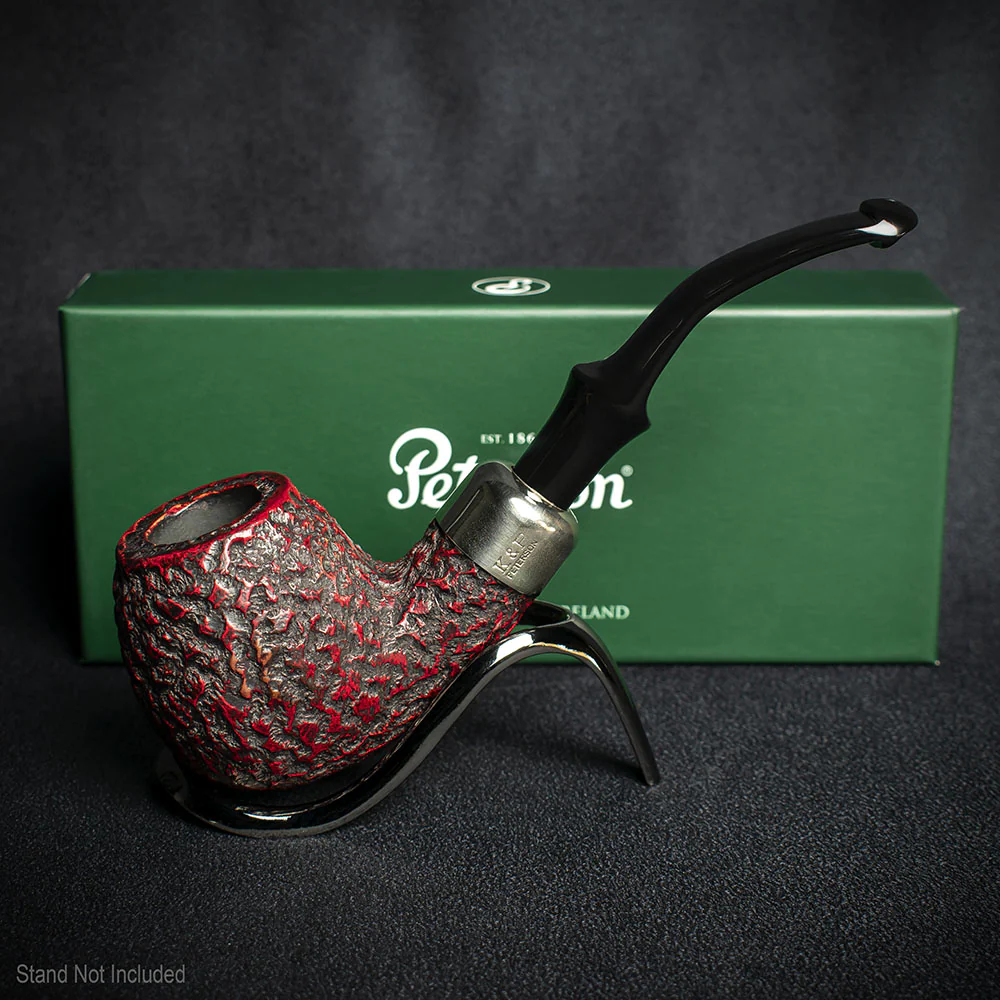Peterson of Dublin System Rustic Briar Smoking Pipe - Shape No.B42