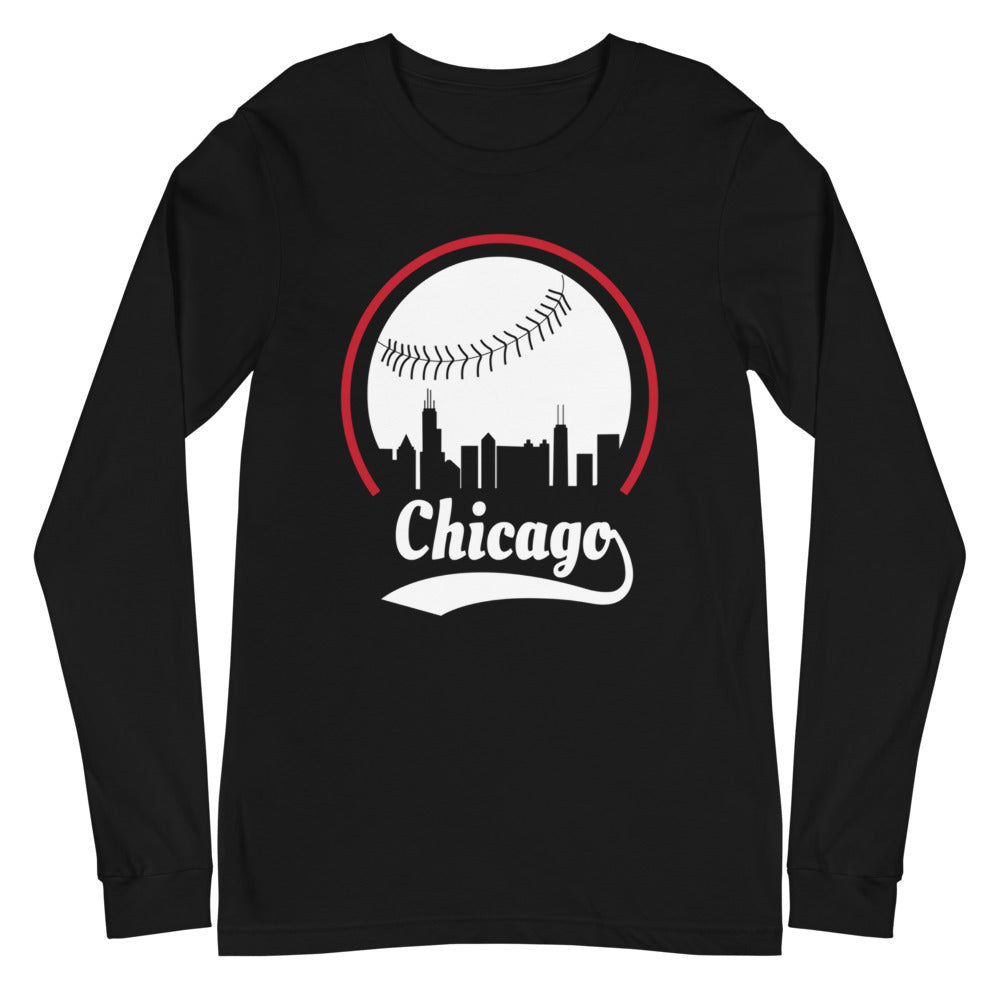 Unisex Chicago Cubs Baseball Long Sleeve Tee Shirt