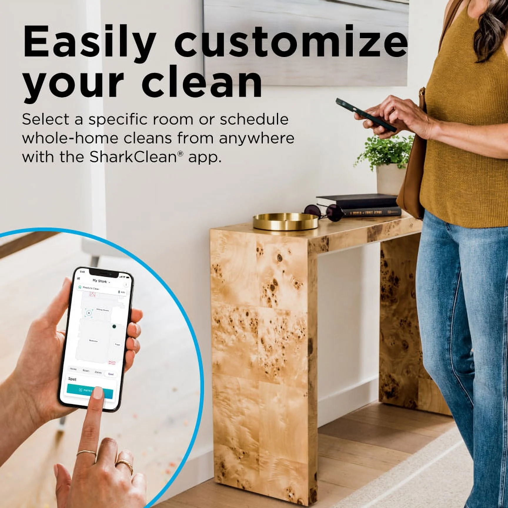 Shark Matrixa?�� Robot Vacuum, No Spots Missed, Precision Home Mapping, Perfect for Pet Hair, Wi-Fi, AV2310, New
