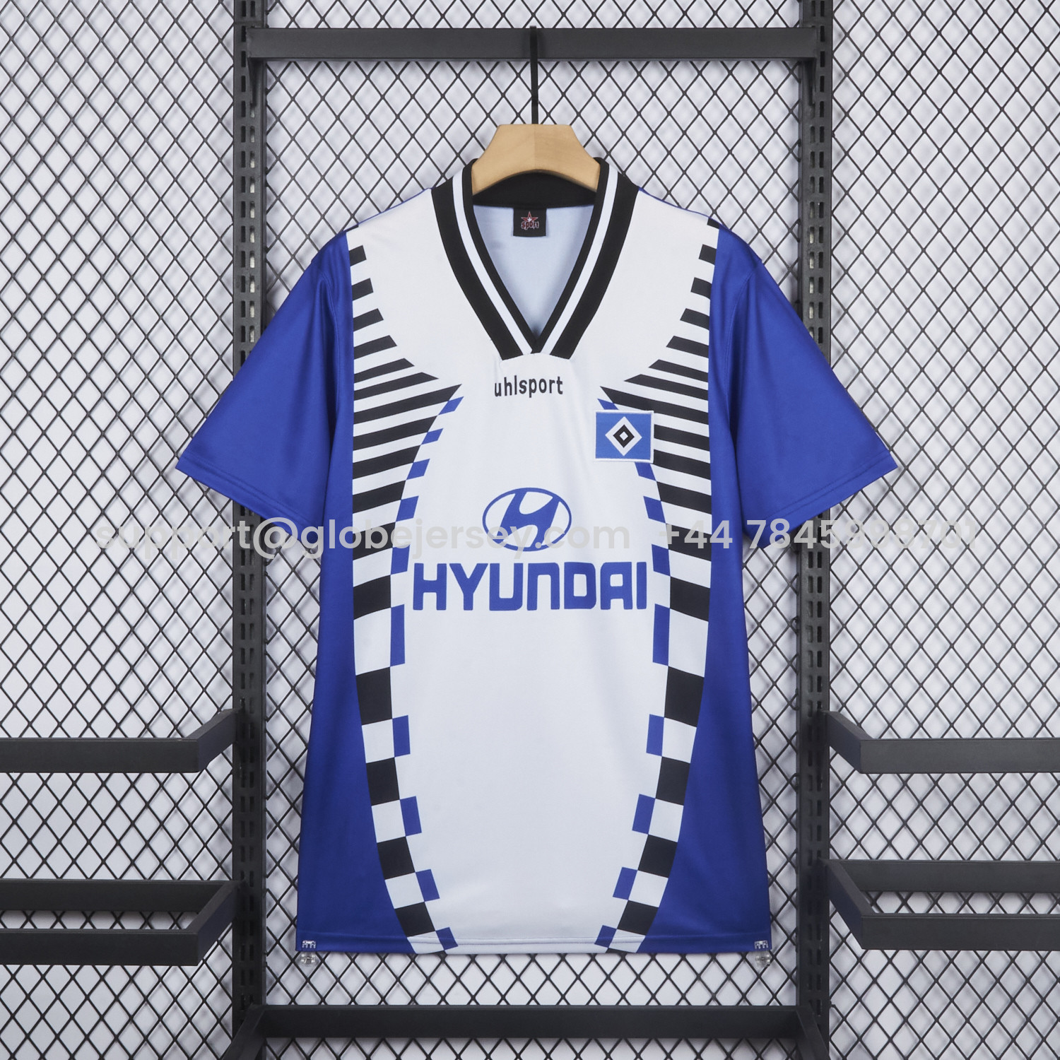 Retro Hamburger SV 1996-97 Away Blue Jersey