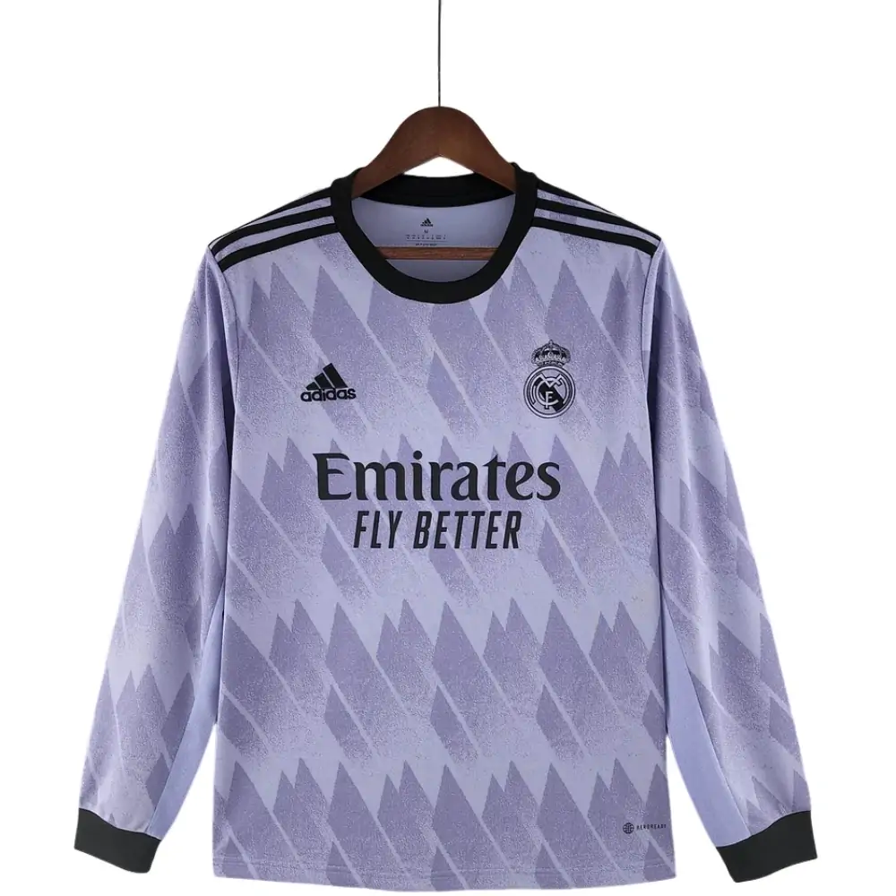 2022/2023 Long Sleeve Real Madrid Away Jersey