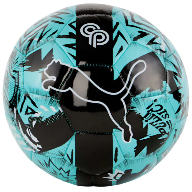 PUMA Christian Pulisic CP 10 Graphic Soccer Ball (Hero Blue/Puma Black)