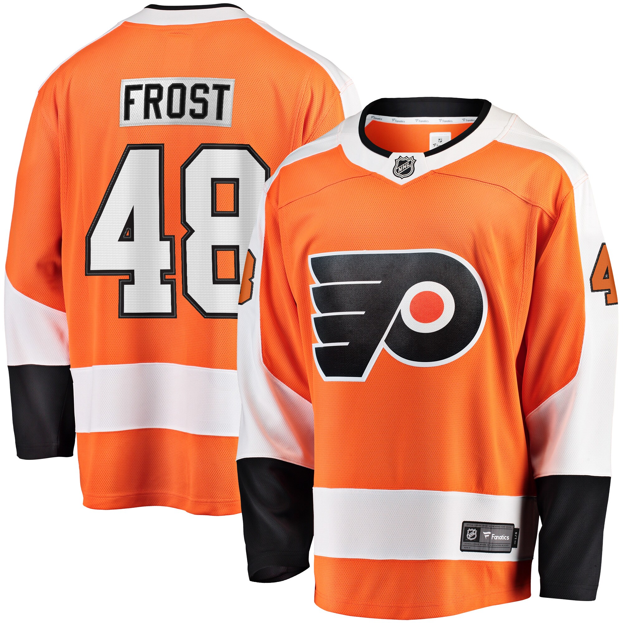 Morgan Frost Philadelphia Flyers Fanatics Breakaway   Jersey – Orange