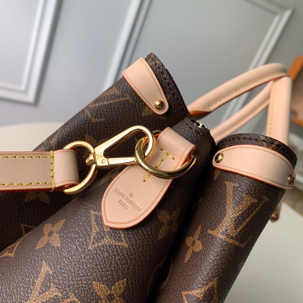 Louis Vuitton Soufflot Mm Bag Monogram Canvas Pink 36Cm M44816
