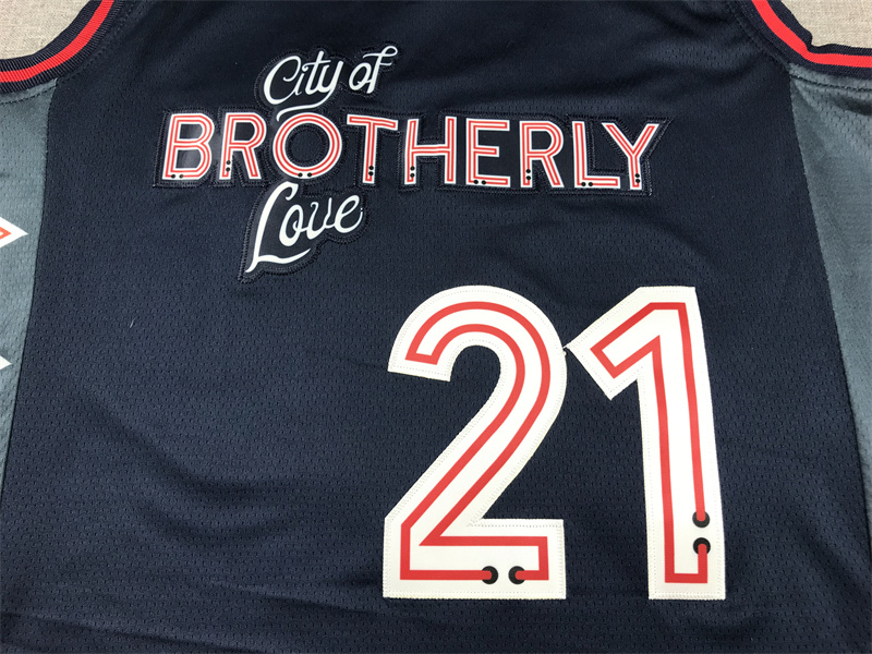 Unisex 76ers 2024/25 Embroidered Swingman Jersey City Edition