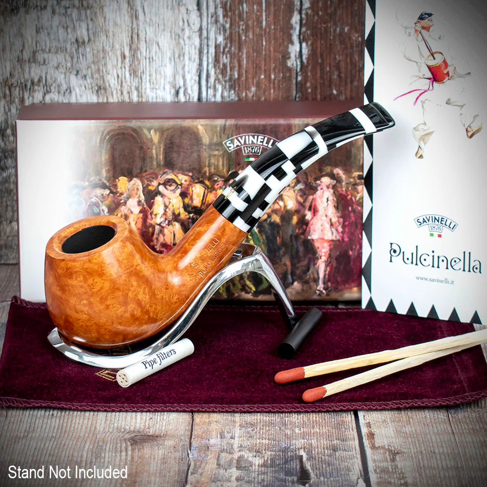 Savinelli Pulcinella Smooth 645S - 6mm Briar Pipe