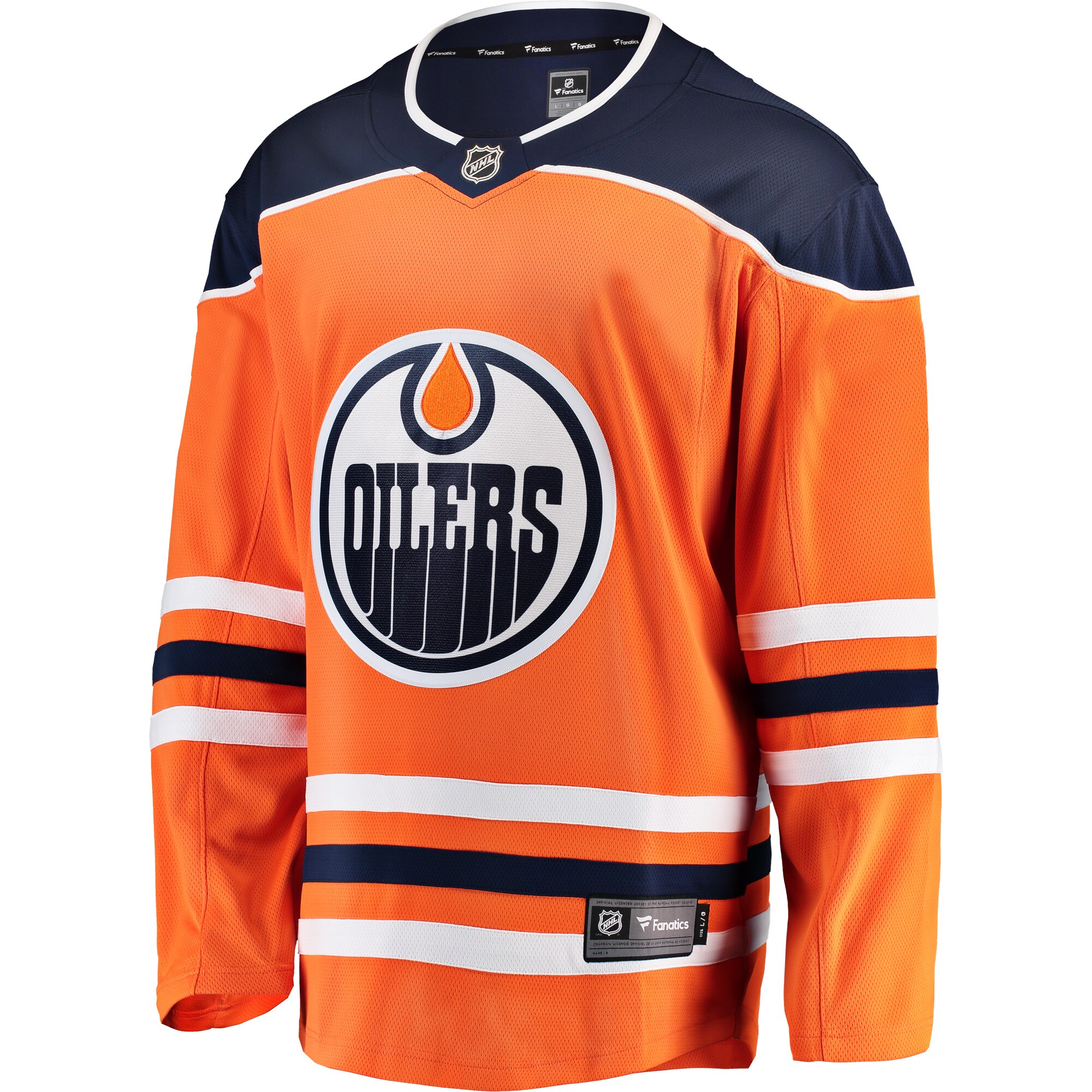 Edmonton Oilers Fanatics Breakaway Home Jersey – Orange