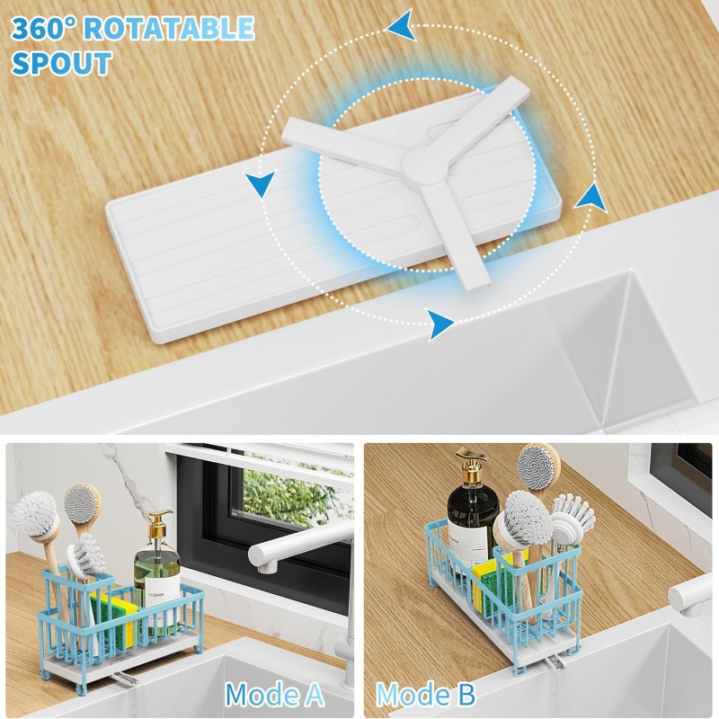 SINKLY Sponge Holder for Kitchen Sink