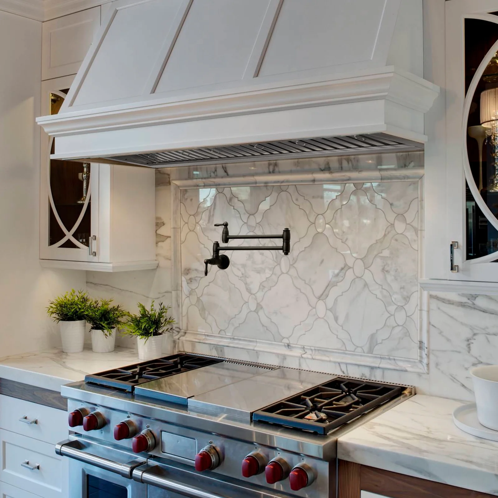 Akicon 48 Inch Range Hood Insert, Stainless Steel 8