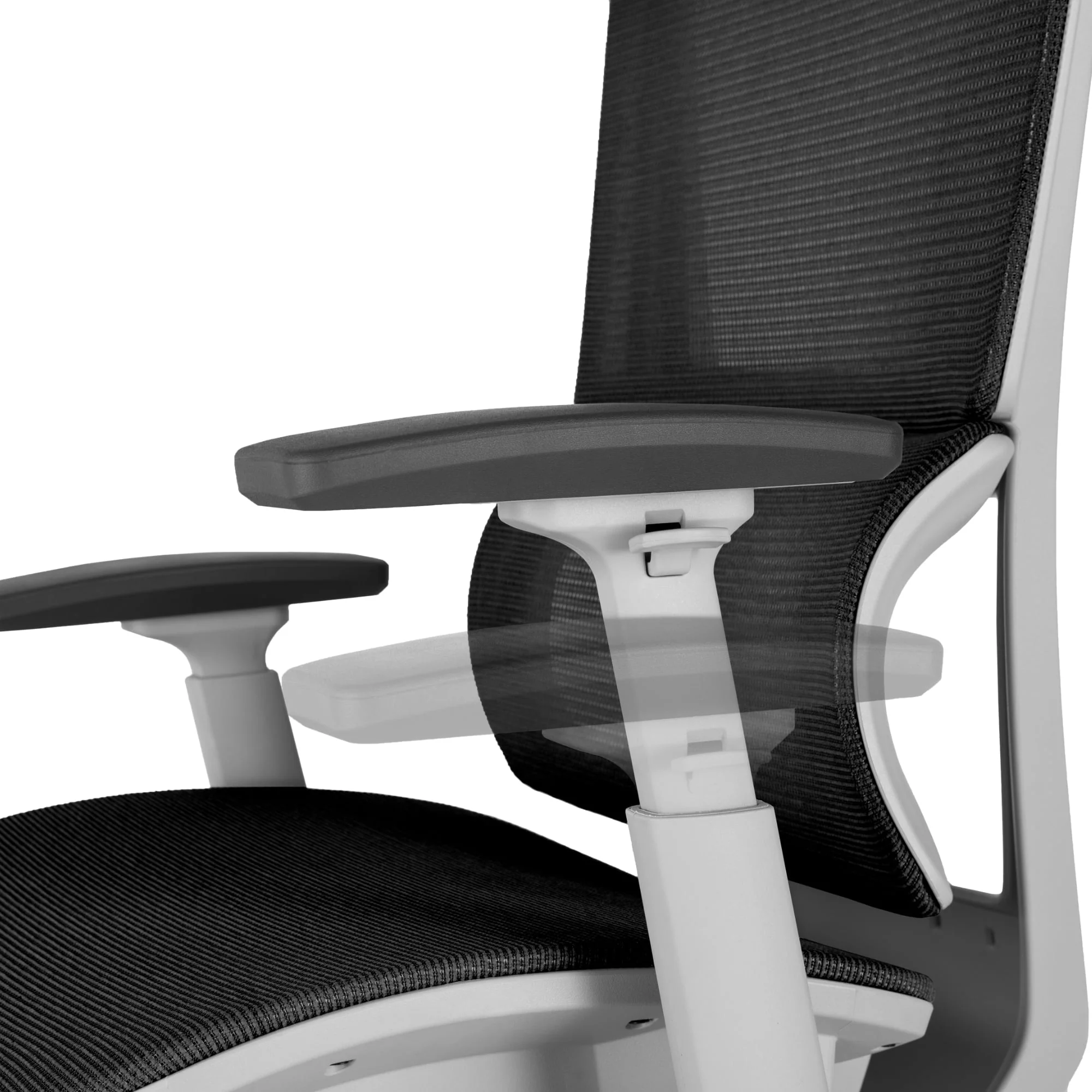 NOUHAUS Rewind Ergonomic Office Chair. Footrest Desk Chairs for Computer